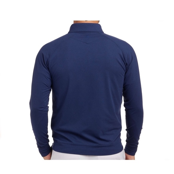 Holderness & Bourne The Westland Pullover Dry Luxe Tailored Fit 1/4 Zip Sz Large - Picture 10 of 16